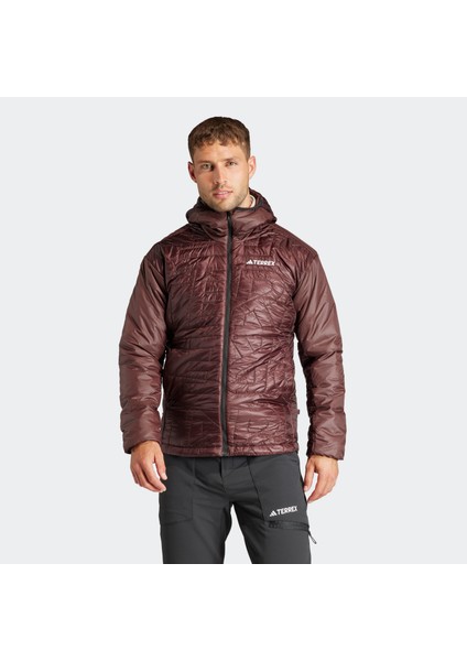 Terrex Xperior Varilite Primaloft Erkek Bordo Outdoor Ceket (IB4231)