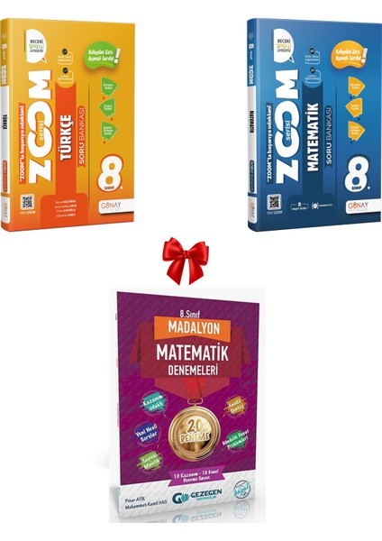 8. Sınıf Türkçe ve Matematik Zoom Soru Bankası