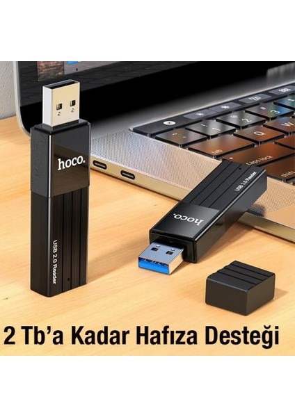 Hc Seri 2in1 USB To Hafıza Kart Okuyucu Çevirici USB To Sd Tf Çevirici 480MBPS Veri Aktarım