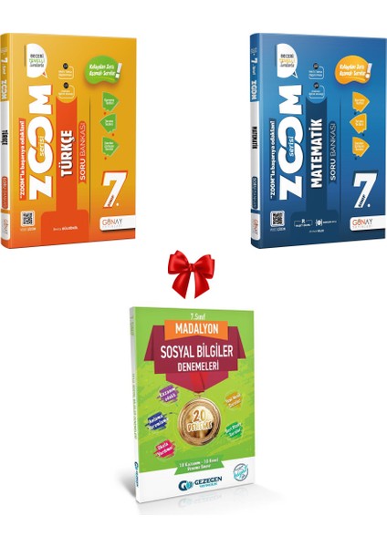 7. Sınıf Türkçe ve Matematik Zoom Soru Bankası