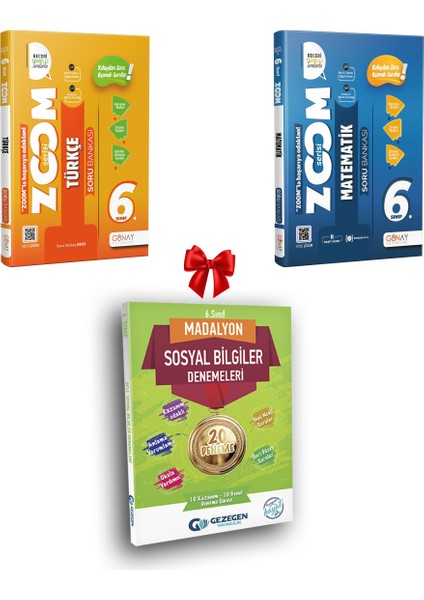 Güncel 6. Sınıf Türkçe ve Matematik Zoom Soru Bankası
