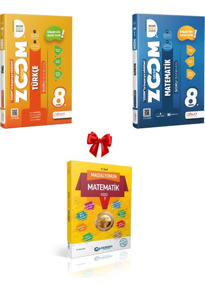 Güncel 8. Sınıf Türkçe ve Matematik Zoom Soru Bankası