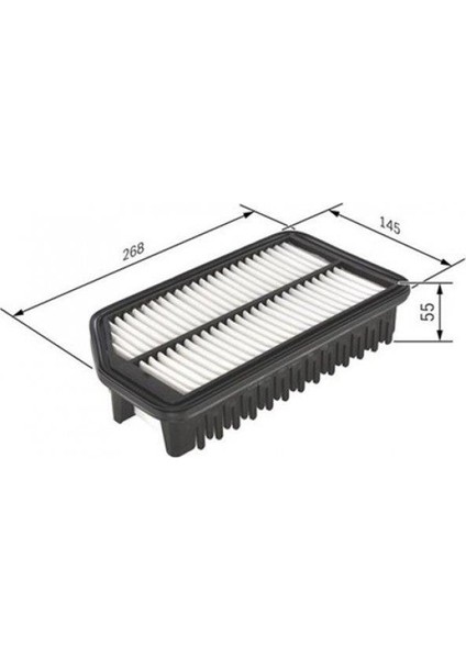 Hyundaı I30 1.4crdı - 1.6crdı (2012>) Kıa Ceed 1.4 Uyumlu Hava Filtresi