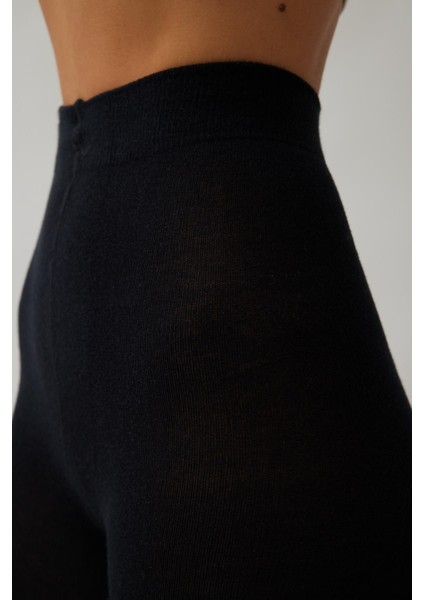 Pamuklu Düz Kadın Külotlu Çorap Siyah modelleri