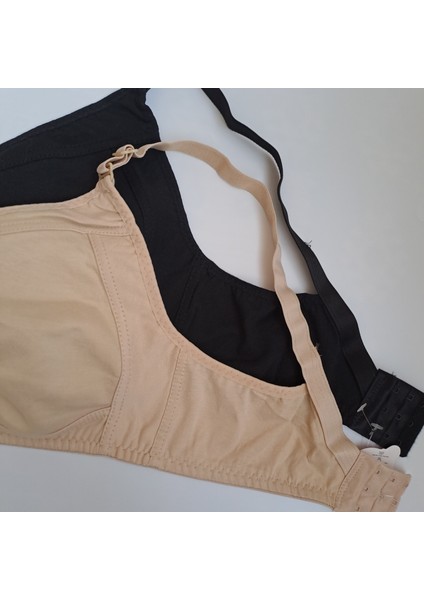 Kadın Büyük Beden Sütyen Pamuklu 2'li 2 Adet D Cup Sütyen Penye Toparlayıcı Günlük Rahat Iç Giyim fırsatları