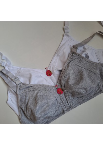 Kadın Büyük Beden Sütyen Pamuklu 2'li 2 Adet D Cup Sütyen Penye Toparlayıcı Günlük Rahat Iç Giyim fiyatları