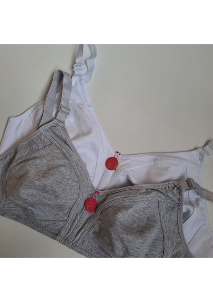 Kadın Büyük Beden Sütyen Pamuklu 2'li 2 Adet D Cup Sütyen Penye Toparlayıcı Günlük Rahat Iç Giyim fırsatları