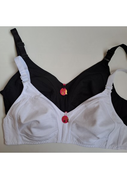 Kadın Büyük Beden Sütyen Pamuklu 2'li 2 Adet D Cup Sütyen Penye Toparlayıcı Günlük Rahat Iç Giyim modelleri