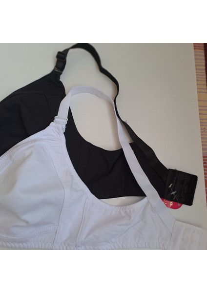 Kadın Büyük Beden Sütyen Pamuklu 2'li 2 Adet D Cup Sütyen Penye Toparlayıcı Günlük Rahat Iç Giyim indirimleri