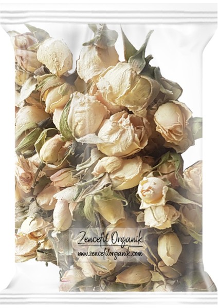 Beyaz Gül Kurusu Çayı Tomurcuk White Rose Gül Kurusu 250 gr