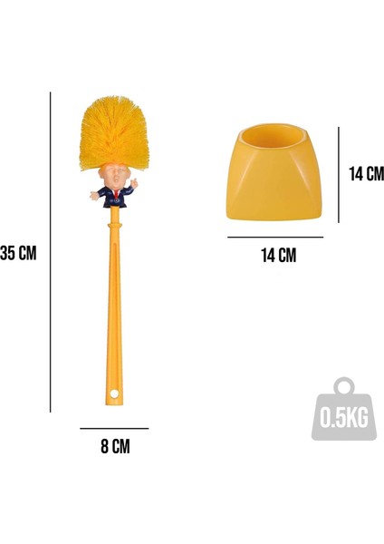 Trump Tuvalet Fırçası | Tuvaletinizi Yeniden Mükemmel Hale Getirin | Donald Trump Tuvalet Süpürgesi (Yurt Dışından) indirimleri