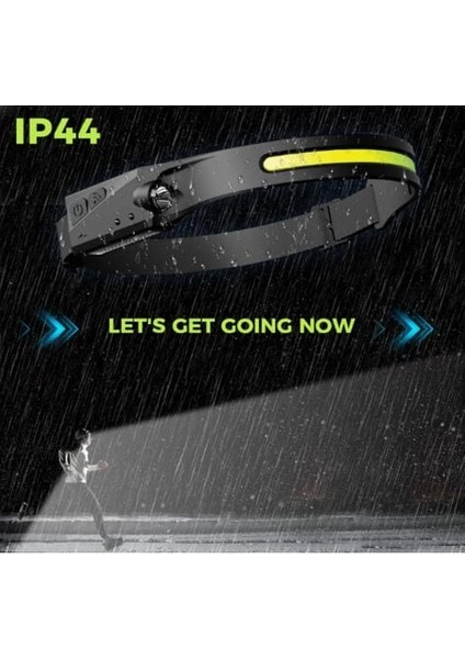 Far, LED Çalışan Far, Balıkçılık Farı, USB Far 350 Lümen Cob LED Far 80G Ipx4 Su Geçirmez Hareket Sensörlü Kafa Lambası (Siyah) (Yurt Dışından) indirimleri