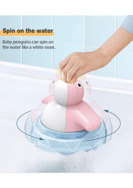 Banyo Oyuncakları Küçük Çocuklar Bebekler Için Küvet Penguen Oyuncak 1 2 3 4 Yaşındaki Erkek ve Kız Çocukları - Müzik ve LED Işık - Ideal Doğum Günü Hediyesi (Yurt Dışından) modelleri