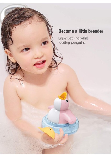Banyo Oyuncakları Küçük Çocuklar Bebekler Için Küvet Penguen Oyuncak 1 2 3 4 Yaşındaki Erkek ve Kız Çocukları - Müzik ve LED Işık - Ideal Doğum Günü Hediyesi (Yurt Dışından) indirimleri