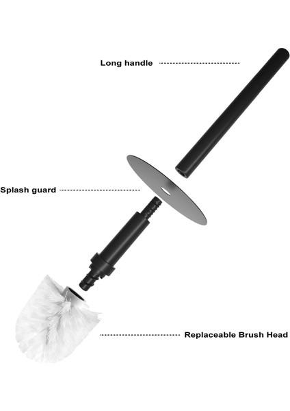Tuvalet Fırçası, Tutuculu Tuvalet Fırçası, Siyah Tuvalet Fırçası Tasarımı, Banyo Için Plastik Tuvalet Fırçası (Yurt Dışından) fiyatları