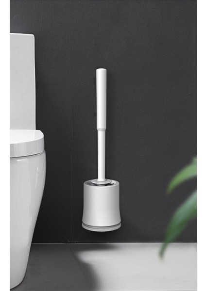 Silikon Tuvalet Fırçası ve Tutucu, Ace - Tuvalet Fırçası Tutucu, Yumuşak Fırçalı Silikon Tuvalet Temizleme Fırçası Seti Zemin/duvar Montajı (Yurt Dışından) fırsatları