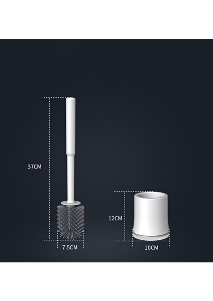 Silikon Tuvalet Fırçası ve Tutucu, Ace - Tuvalet Fırçası Tutucu, Yumuşak Fırçalı Silikon Tuvalet Temizleme Fırçası Seti Zemin/duvar Montajı (Yurt Dışından) indirimleri