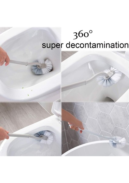 Tuvalet Fırçası ve Tutucu, Plastik Uzun Saplı Banyo ve Tuvalet Fırçası, Katı Kıl Tuvalet Fırçası, Tuvalet Ev Için, Derin Temizlik (Yurt Dışından) modelleri