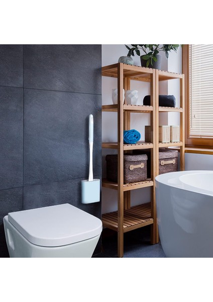 Tuvalet Fırçası, Düz Silikon Tuvalet Fırçası, Çabuk Kuruyan Tuvalet Fırçası, Tutuculu Asılı Tuvalet Fırçası, Tuvalete Uygun, Küvet, Lavabo (Beyaz) (Yurt Dışından) modelleri