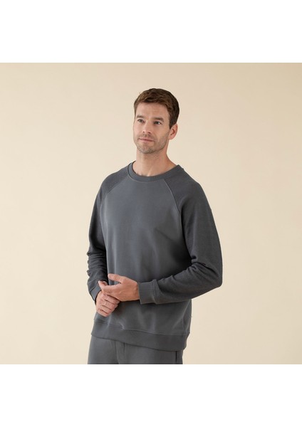 Naphte Erkek Sweatshirt Antrasit modelleri