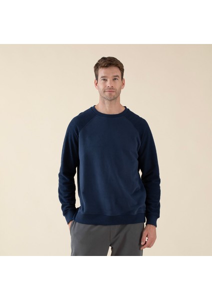 Naphte Erkek Sweatshirt Marin Mavi