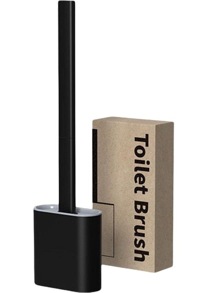 Flex Silikon Tuvalet Fırçası, Tutuculu, Kaymaz Plastik Saplı Derin Temizlik Tuvalet Fırçası, Tuvalet Köşesini Temizlemek Için Katlanabilir Kase Başlığı (Yurt Dışından)