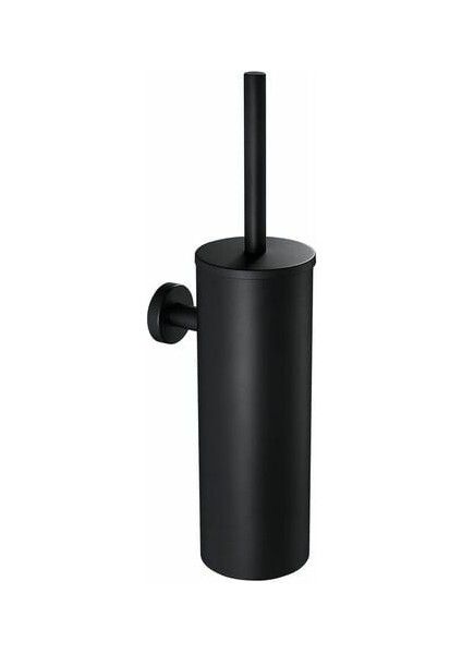 Auralum Siyah Tuvalet Fırçası, Paslanmaz Çelik Sürücüde Banyo Için Duvara Monte Tuvalet Fırçası Tutacağı (Yurt Dışından)