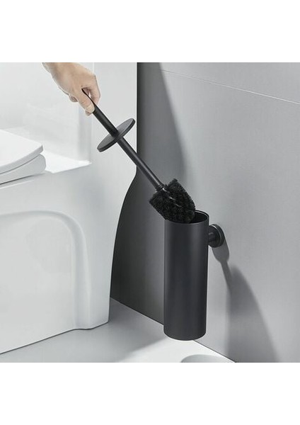 Auralum Siyah Tuvalet Fırçası, Paslanmaz Çelik Sürücüde Banyo Için Duvara Monte Tuvalet Fırçası Tutacağı (Yurt Dışından) fiyatları