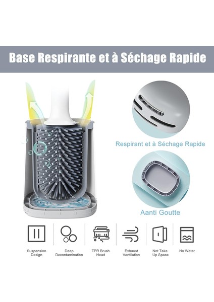 Silikon Tuvalet Fırçası, Tuvalet Fırçası ve Yeşil Tutucu, Tuvalet, Küvet, Lavaboya Uygun Temizleme Fırçası (Yurt Dışından) modelleri