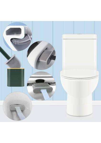 Tuvalet Fırçası, Tuvalet Fırçası, Silikon Tuvalet Fırçası, Asma Fırçası, Tuvalet Fırçası, Uzun, Su Filtresi Tabanlı Hijyenik Tutuculu ve Çabuk Kuruyan (Yeşil) (Yurt Dışından) modelleri