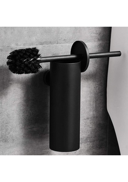 Paslanmaz Çelik Tuvalet Fırçası, Duvara Monte Tuvalet Fırçası Seti, Kablı Uzun Saplı Tuvalet Fırçası, Mat Siyah. (Yurt Dışından) modelleri