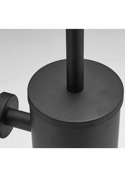 Paslanmaz Çelik Tuvalet Fırçası, Duvara Monte Tuvalet Fırçası Seti, Kablı Uzun Saplı Tuvalet Fırçası, Mat Siyah. (Yurt Dışından) fırsatları