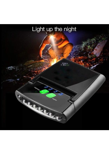 LED Indüksiyon Hafif, Portatif El Tutma Lambası, Su Geçirmez Balıkçılık Gece Açık Av Kampı ile Kaplı (Yurt Dışından)