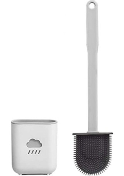 Kaymaz Tuvalet Seti, Uzun Saplı ve Çabuk Kuruyan Tutucu Seti ile Silikon Tuvalet Fırçası, Ev Banyo Için Duvara Monte, Misafir Tuvalet Fırçası (Yurt Dışından) modelleri