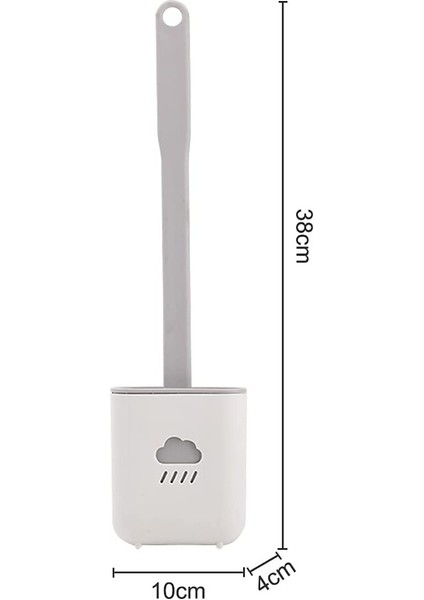Kaymaz Tuvalet Seti, Uzun Saplı ve Çabuk Kuruyan Tutucu Seti ile Silikon Tuvalet Fırçası, Ev Banyo Için Duvara Monte, Misafir Tuvalet Fırçası (Yurt Dışından) indirimleri