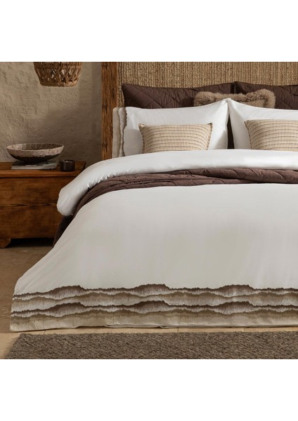 Sheron Nevresim Seti King Size 230X220 cm Beyaz modelleri