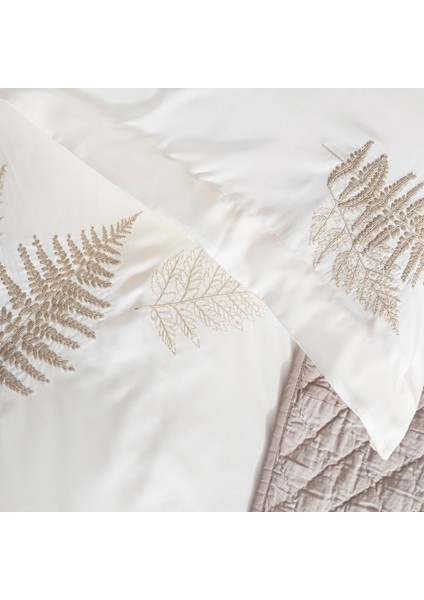 Flavia Nevresim Seti Ekstra King Size 260X220 cm Ekru indirimleri