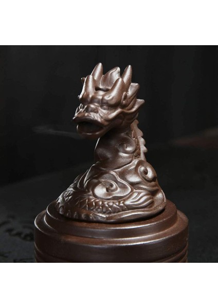 Geri Akış Tütsü Tutucu El Yapımı Seramik Tütsü Brülör, LED Işıkları ve Rüzgar Geçirmez Akrilik Kapak Ev Koku Dekor Aromaterapi Süsleme Için (Yurt Dışından) fırsatları