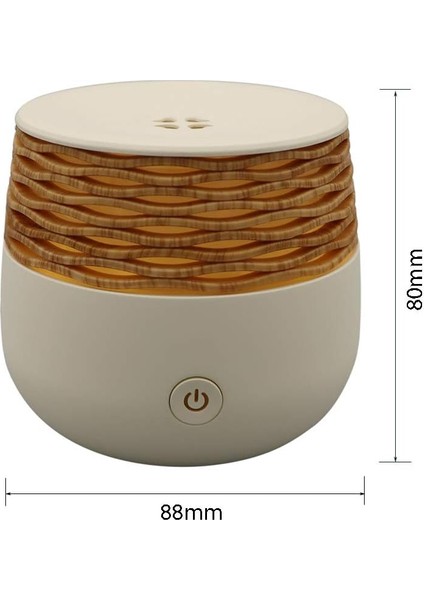 Mini Uçucu Yağ Difüzörü, Uçucu Yağlar Için 30ML Küçük Aroma Difüzörü, LED Gece Işıklı Ultrasonik Nemlendirici (Yurt Dışından) fırsatları
