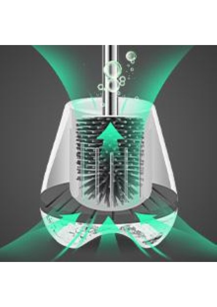 Şık Silikon Tuvalet Fırçası - Tutuculu Tuvalet Fırçası - Üstün Kaliteli Tuvalet Fırçası - Siyah Sıhhi Tuvalet Fırçası Tutucu (Yurt Dışından) indirimleri