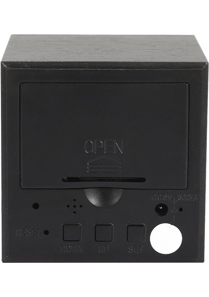 Ahşap Çalar Saat - 3 Parlaklık Seviyesi ve Ses Kontrolü ile Mini LED Dijital Saat, Aile Seyahatleri Için Mükemmel (Yurt Dışından) fırsatları