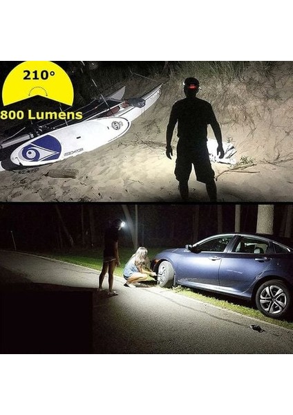 Cob LED Far, USB Şarj Edilebilir Işık Bandı, Hafif Geniş Huzmeli Far, Parlak LED Işıklar, 3 Mod, Irisfr(1 Adet) (Yurt Dışından) indirimleri