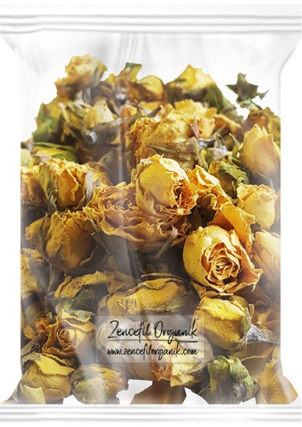 Sarı Gül Kurusu Çayı Tomurcuk Yellow Rose Gül Kurusu 500 gr