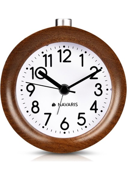 Ertelemeli Ahşap Analog Çalar Saat - Kadranlı Alarm Işığıyla Retro Saat - Sessiz Geçmeyen Vintage Ahşap Masa Saati (Yurt Dışından) fiyatları