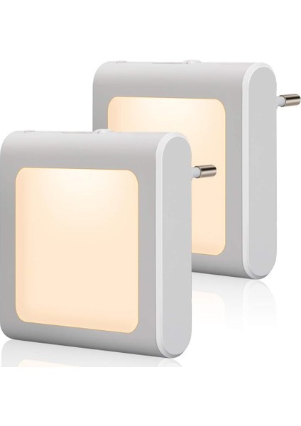 Nachtlicht Steckdose Mit Dämmerungssensor, 2 Stück Sehr Gut Für Kinderzimmer, Treppenaufgang,schlafzimmer, Küche, (Yurt Dışından)