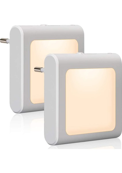 Nachtlicht Steckdose Mit Dämmerungssensor, 2 Stück Sehr Gut Für Kinderzimmer, Treppenaufgang,schlafzimmer, Küche, (Yurt Dışından) modelleri