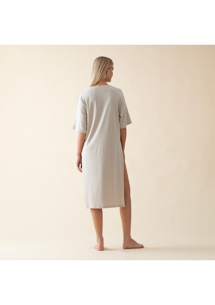 Sacrale Kadın T-Shirt Krem fırsatları