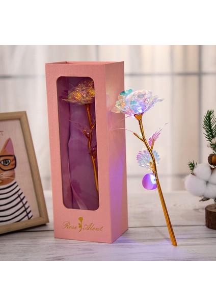 Pembe Kutu, Kristal Pembe, Kadın Doğum Günü Hediyesi, Rose Altın, Sonsuzluk Simgesi, Kadın Annesi Kızına Sevgililer Günü Hediyesi, Anneler Günü (Yurt Dışından)