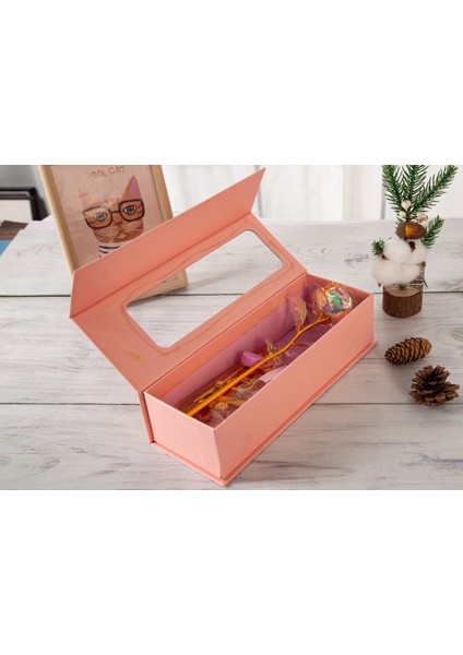 Pembe Kutu, Kristal Pembe, Kadın Doğum Günü Hediyesi, Rose Altın, Sonsuzluk Simgesi, Kadın Annesi Kızına Sevgililer Günü Hediyesi, Anneler Günü (Yurt Dışından) modelleri