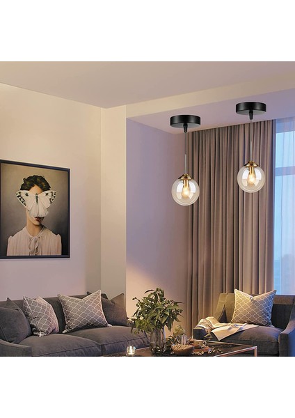 Tavan Gölgeliği 100 x 20 Mm, Metal Buat, 1 Delikli Yuvarlak Abajur - Tavan Gülü - Mat Siyah, Tüm Lambalar Uygundur (2 Adet) (Yurt Dışından) indirimleri